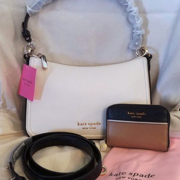 kate spade, Bags, Kate Spade New Love Shack Wicker Heart Crossbody  Neutral Parchment Authentic